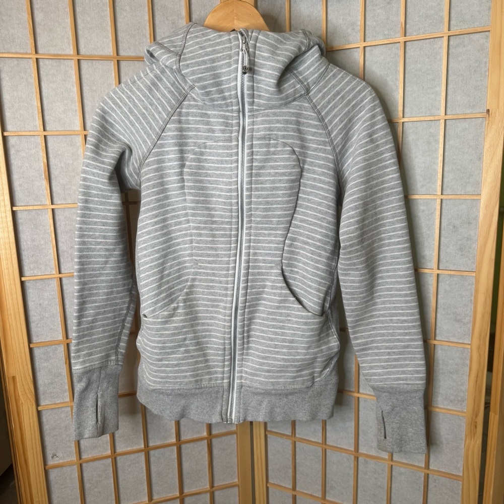 Lululemon Athletica Gray Zip-Up Hoodie